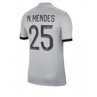 Paris Saint-Germain Nuno Mendes #25 Fußballbekleidung Auswärtstrikot 2022-23 Kurzarm